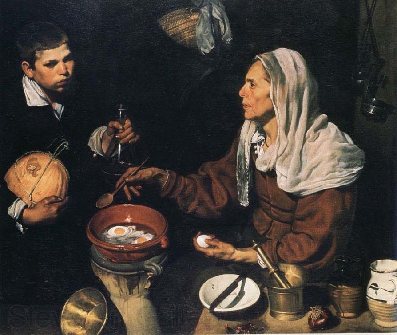 Diego Velazquez Old Woman Cooking Eggs Germany oil painting art